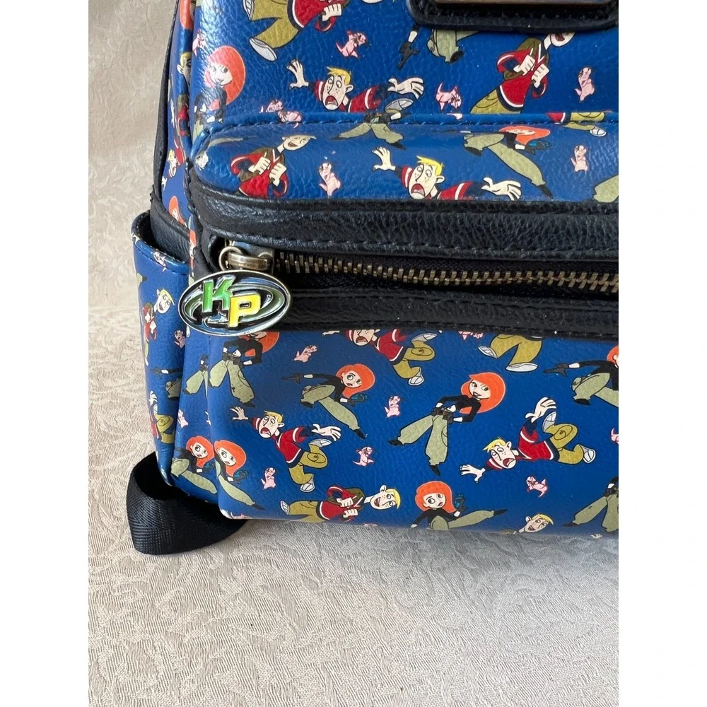 Loungefly Disney Kim Possible Chibi Character Mini Backpack Rare Disney Parks